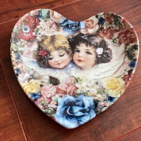 Limited Edition Goodness & Hope Heart Plate 1994 - Picture 4 of 6